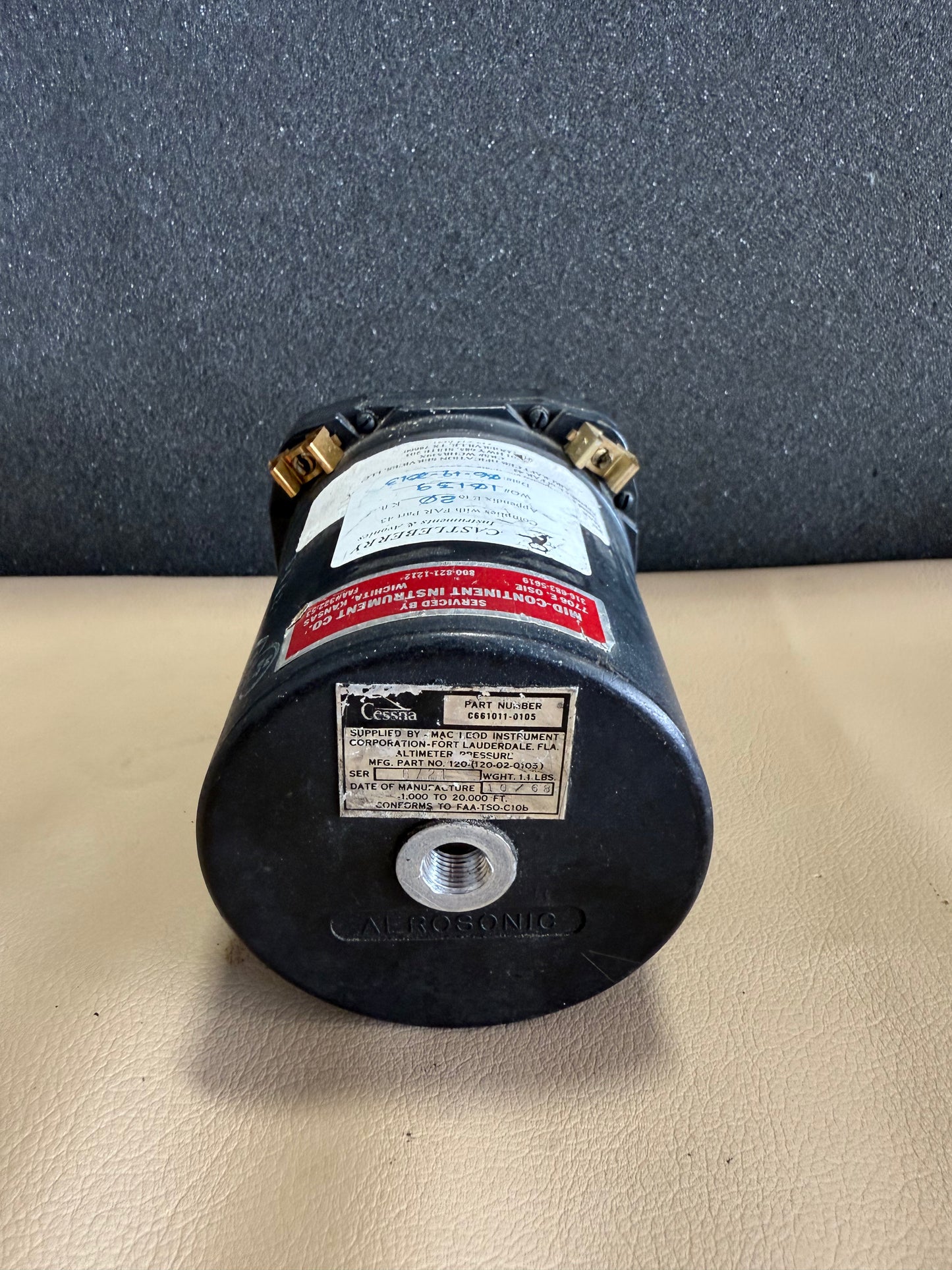 Aerosonic Altimeter | P/N C661011-0105