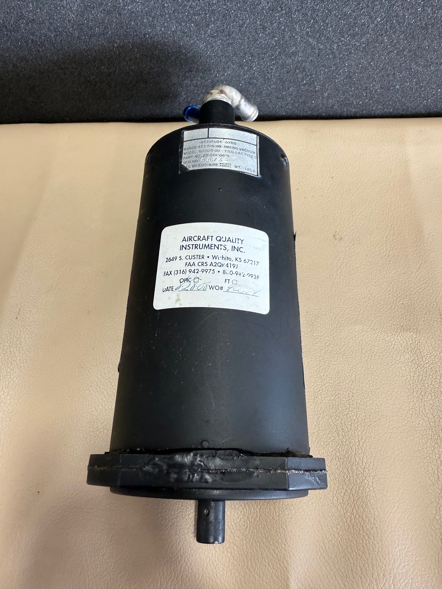 Edo-Aire Attitude Indicator | P/N 23-501-06-9