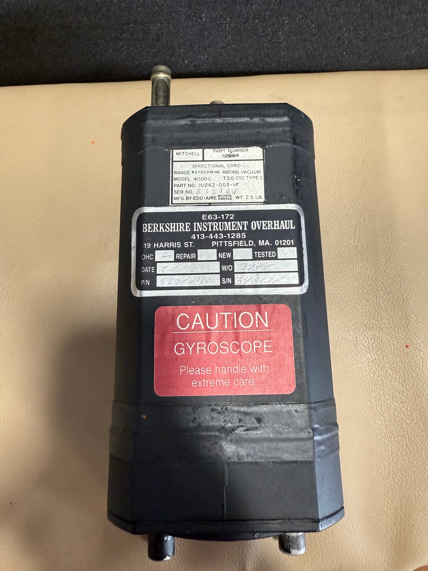 Sigma Tek 4000C Directional Gyro | P/N IU262-003-14