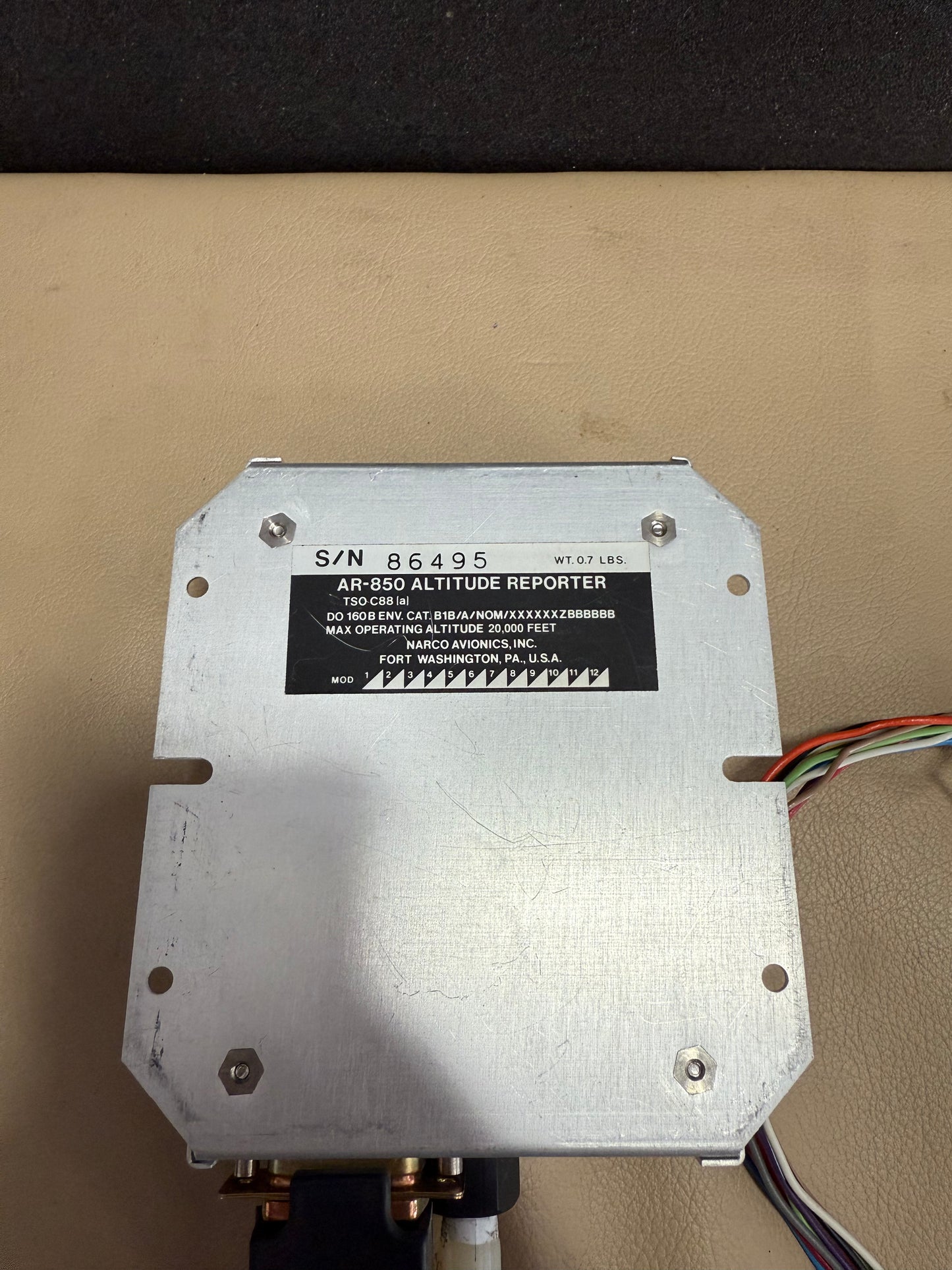 Narco Altitude Encoder | P/N AR-850