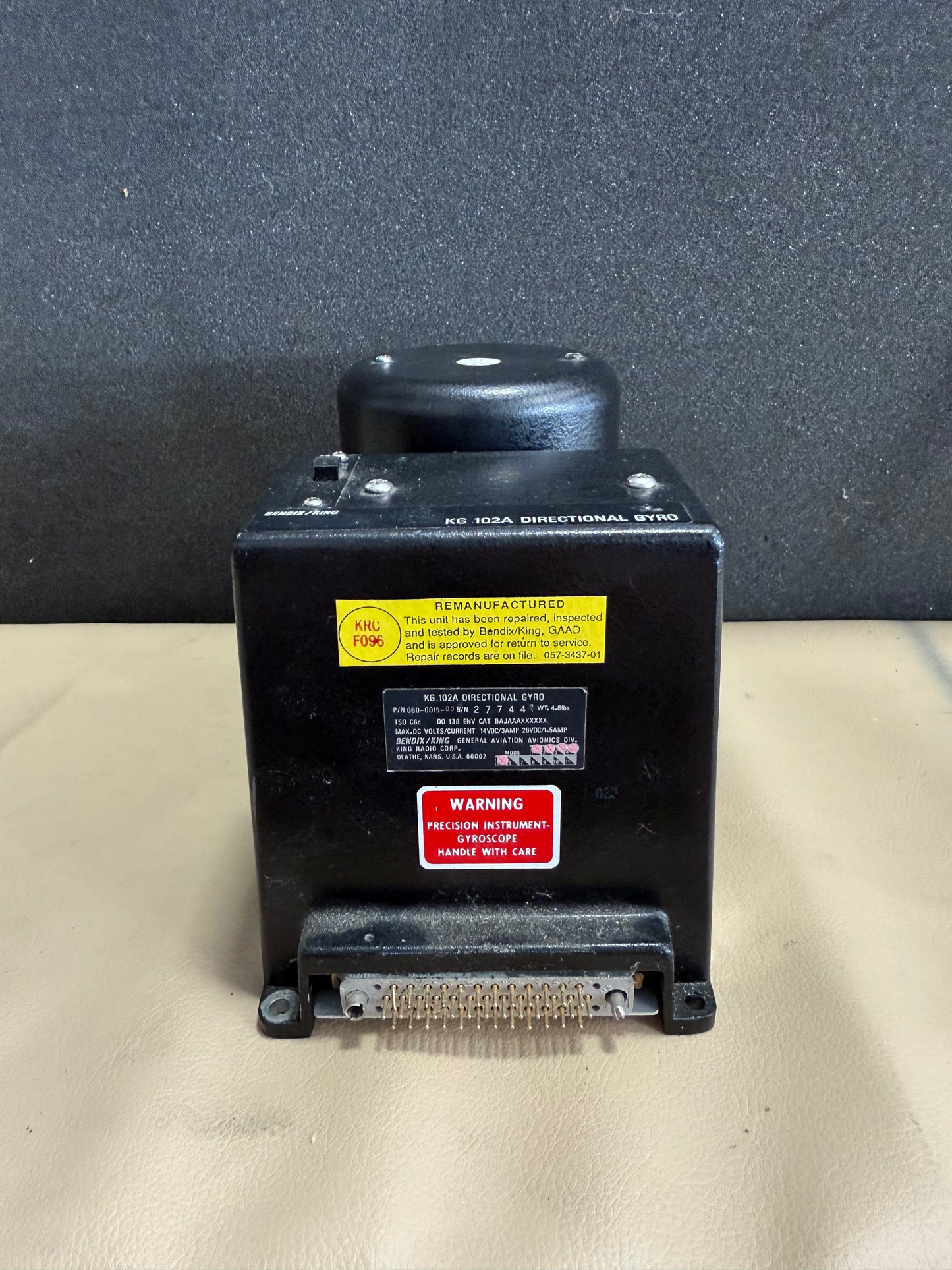 Bendix / King KG-102A Directional Gyro | P/N 060-0015-00