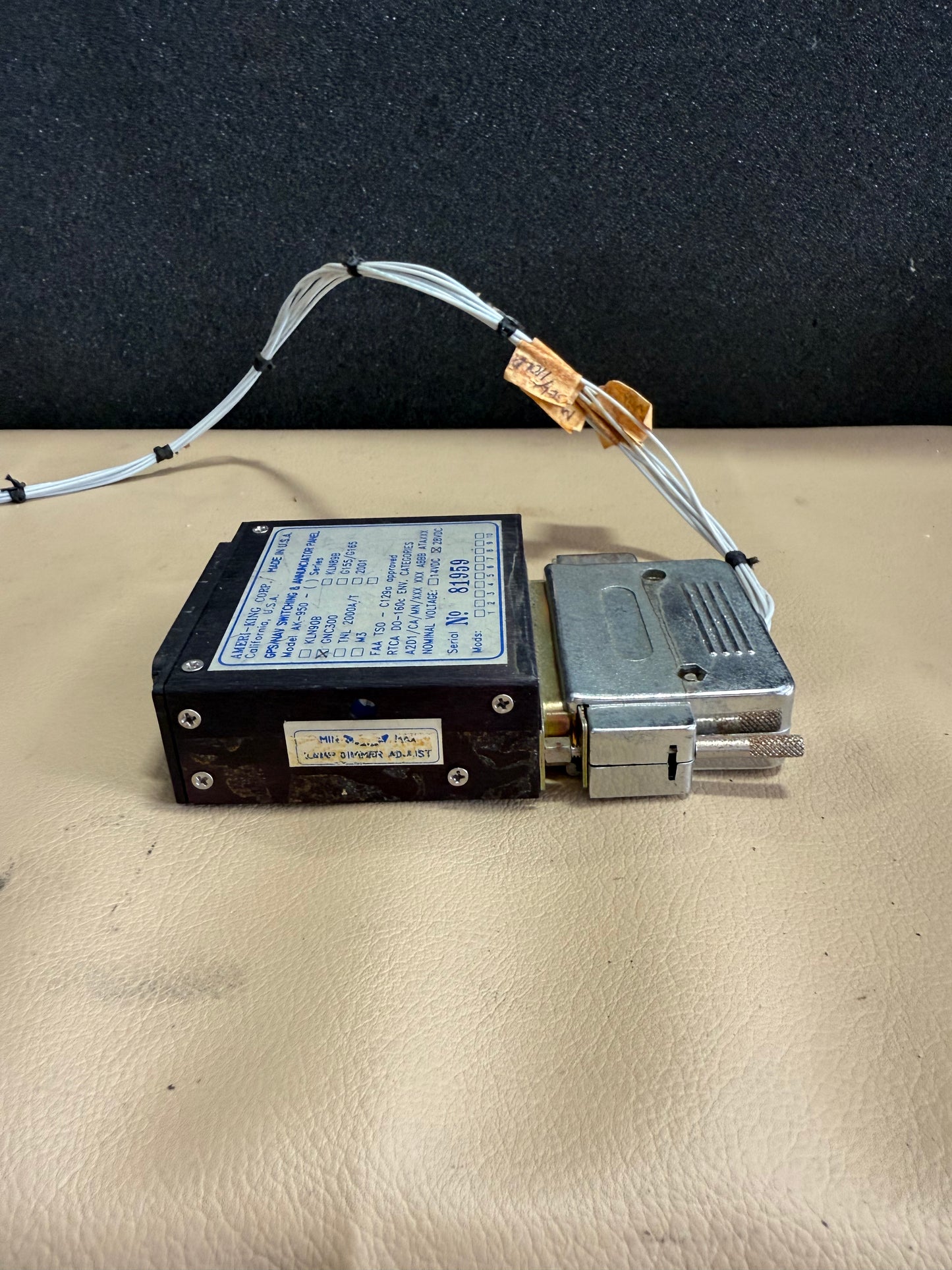 Ameri-King GPS/NAV Switch & Annunciator Panel | P/N AK-950