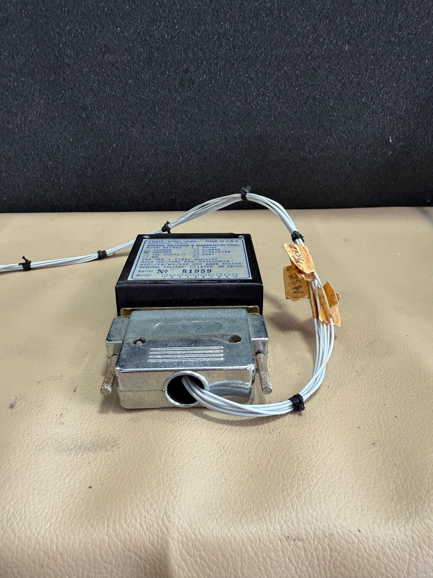 Ameri-King GPS/NAV Switch & Annunciator Panel | P/N AK-950