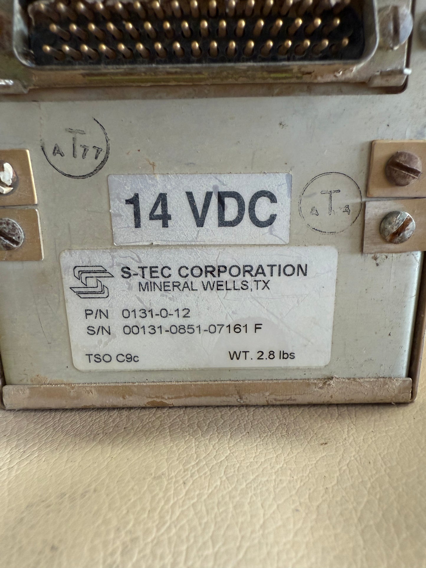 S-Tec Autopilot Controller Unit | P/N 0131-0-12
