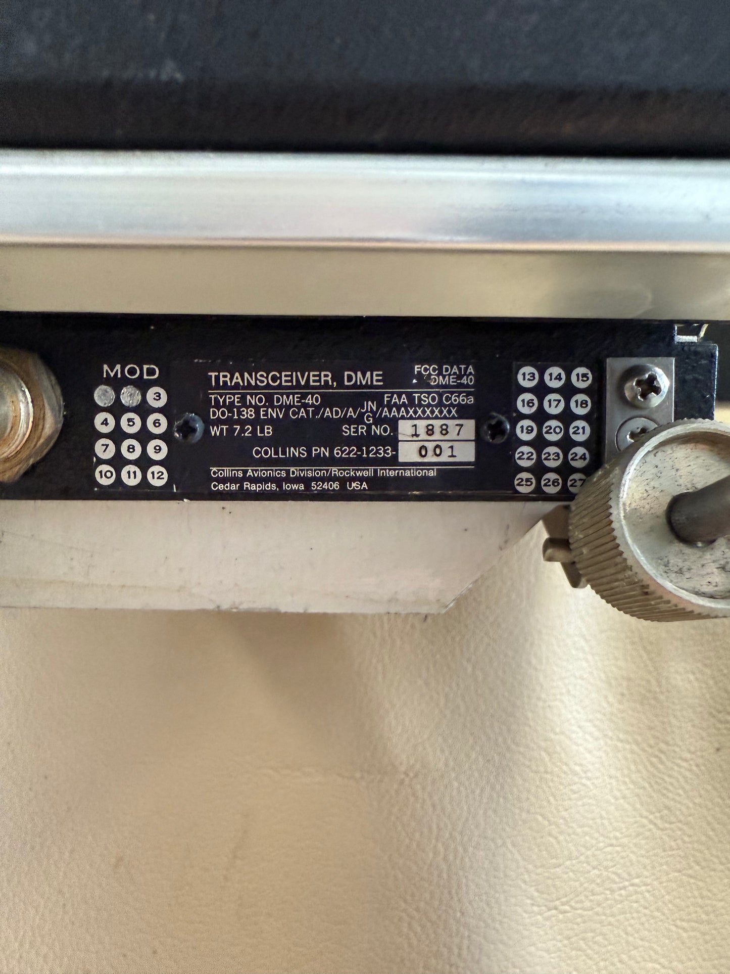 Collins DME Transceiver | P/N 622-1233-001