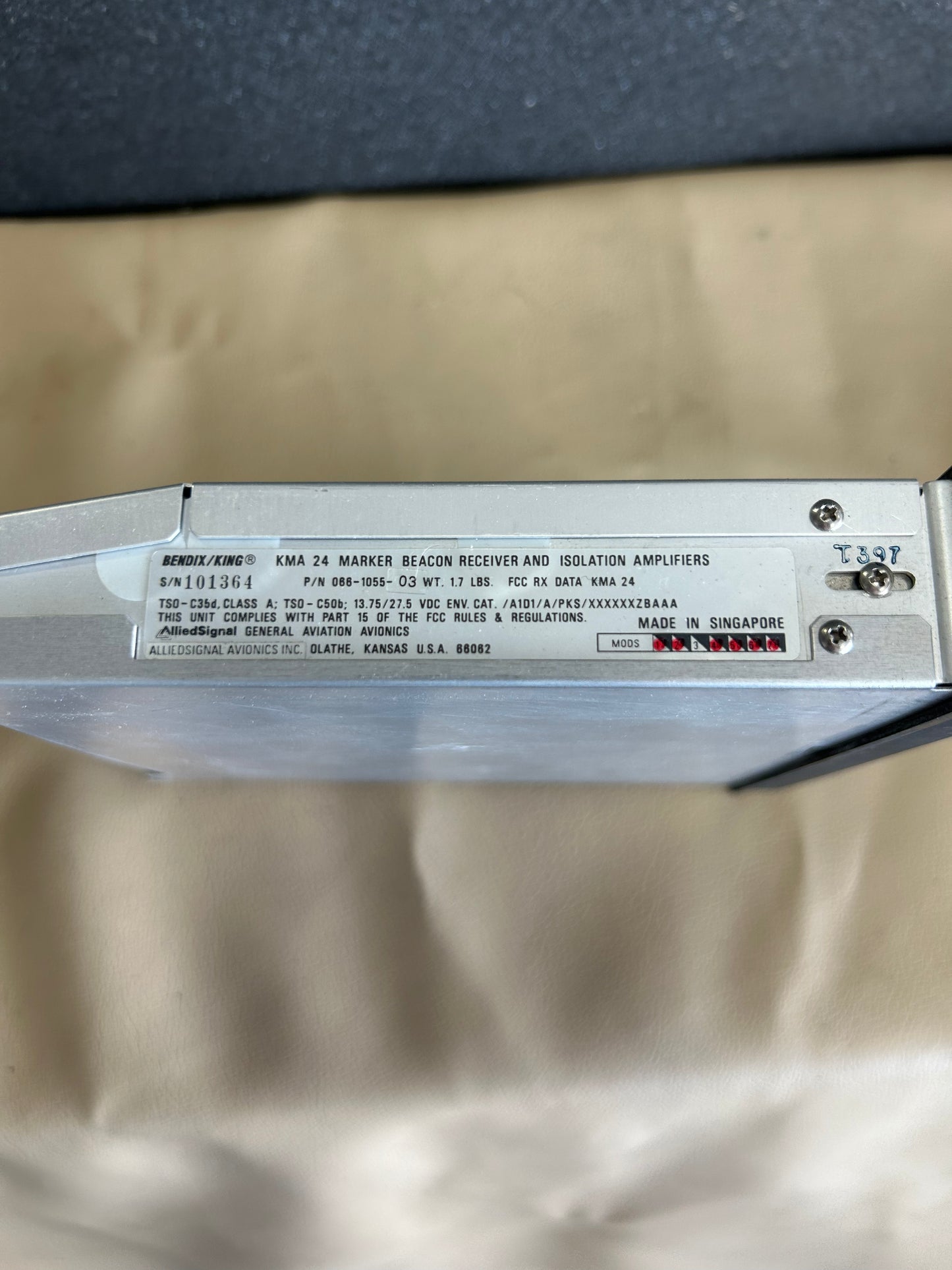 Bendix / King Audio Panel | P/N 066-1055-03