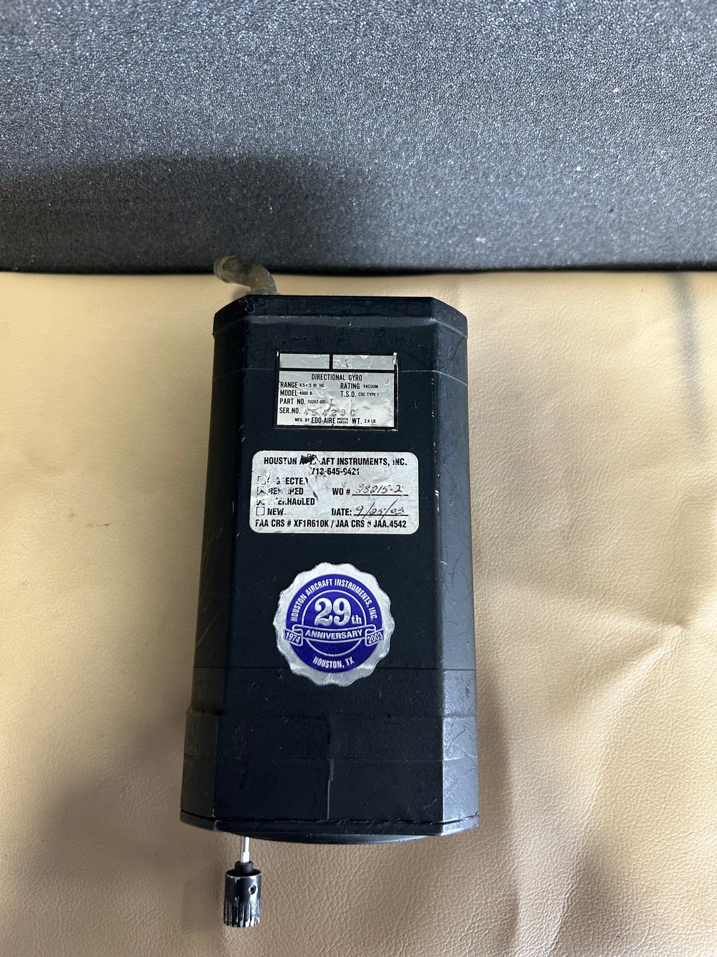 RC Allen | 11A-15 Vacuum Directional Gyro | P/N 1U262-001-1