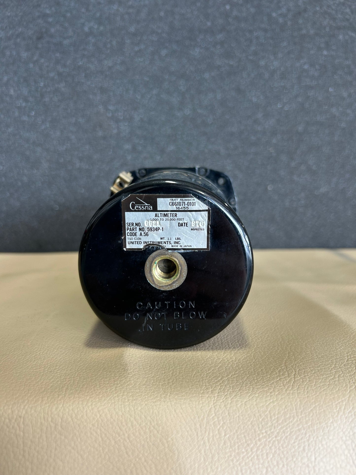 United Instruments | Altimeter | P/N 5934P-1