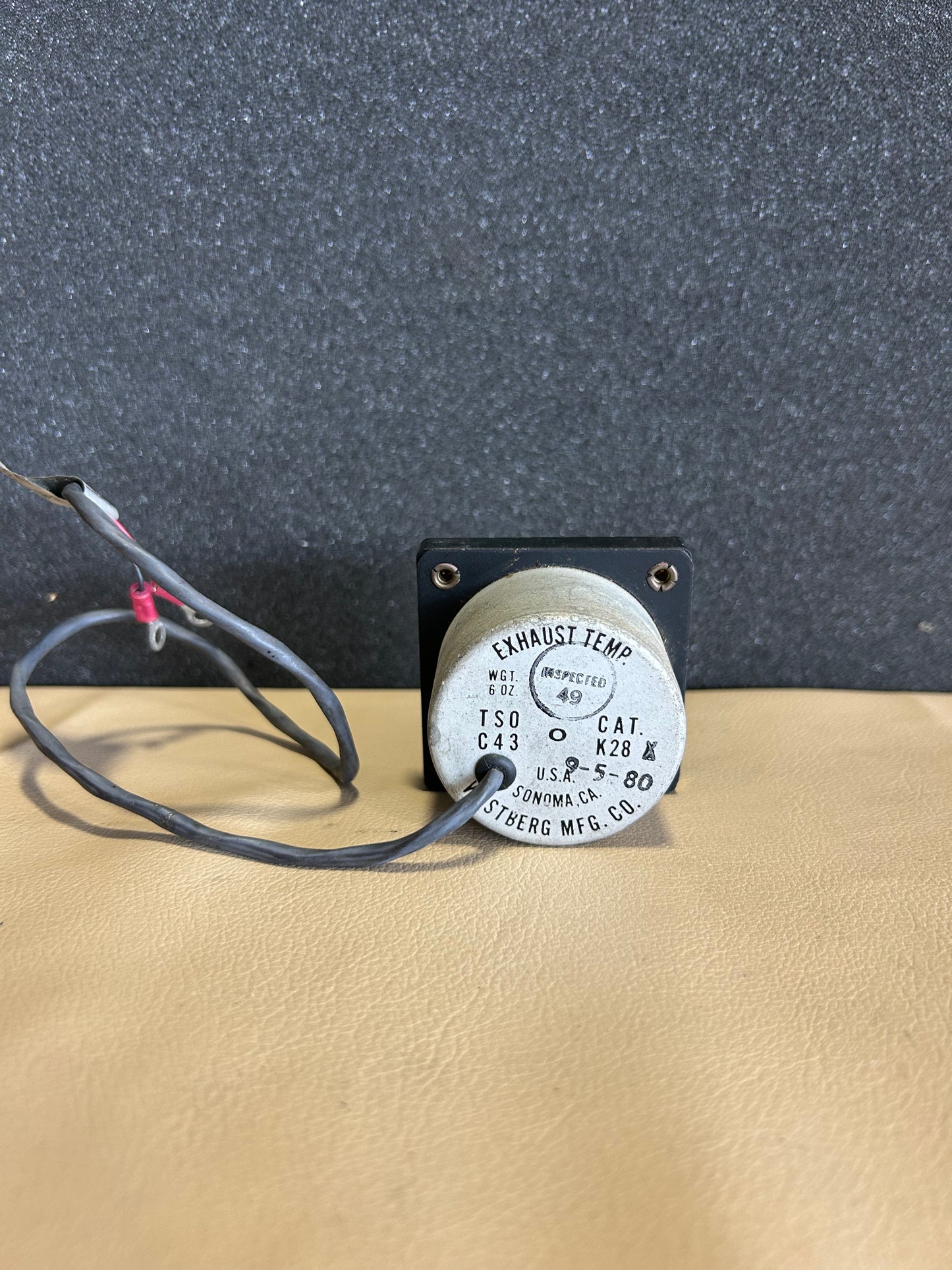 Westberg Exhaust Temp. Gauge | P/N TSO-C43