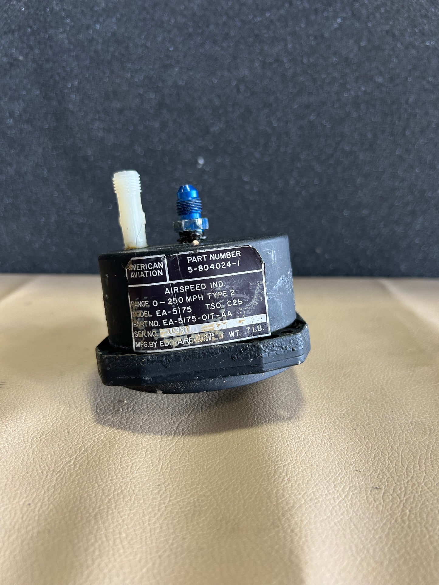 Edo-Aire | True Airspeed Indicator | P/N 5-804024-1