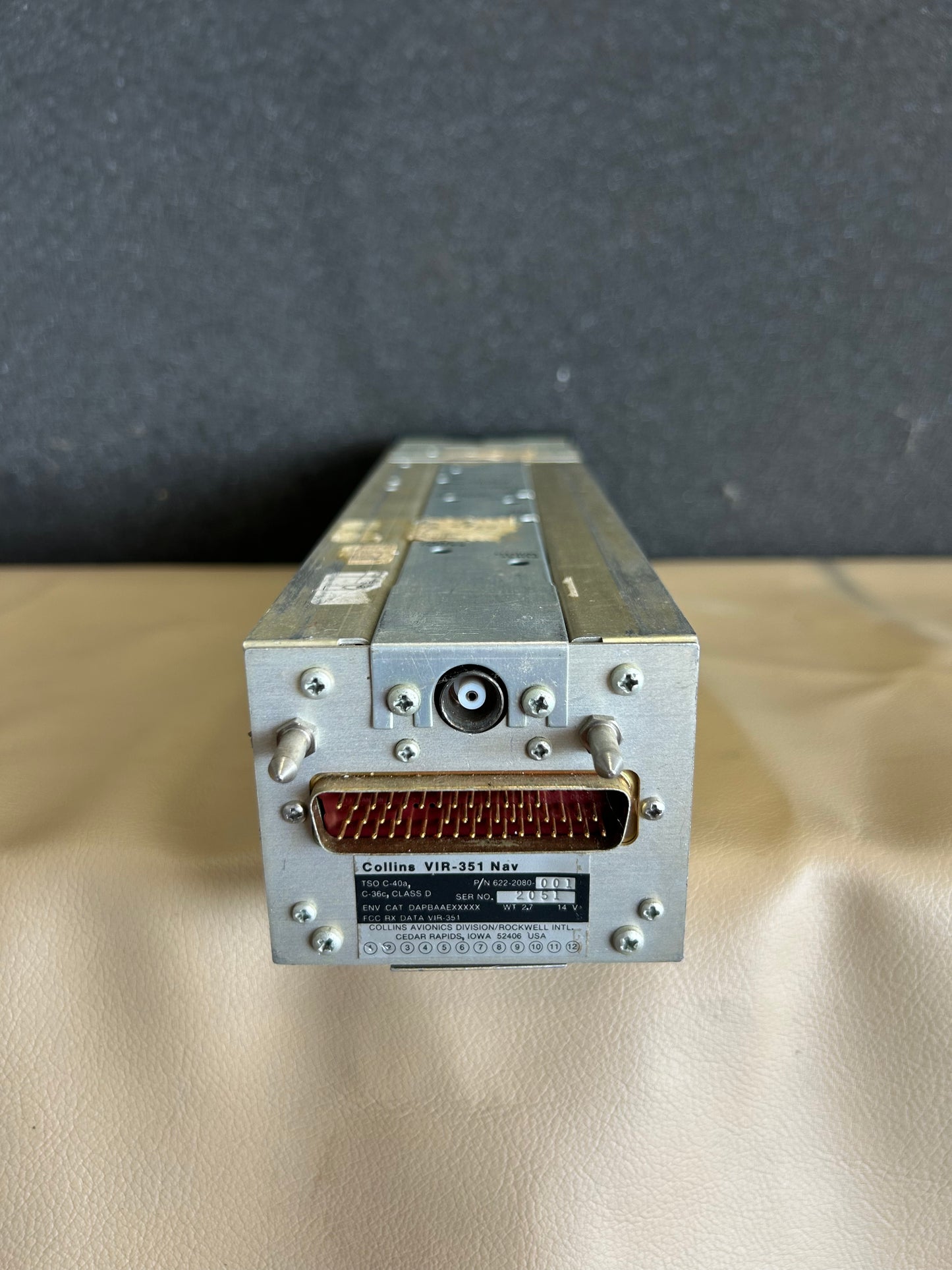 Collins VIR-351 Navigation Reciever | P/N 622-2080-001