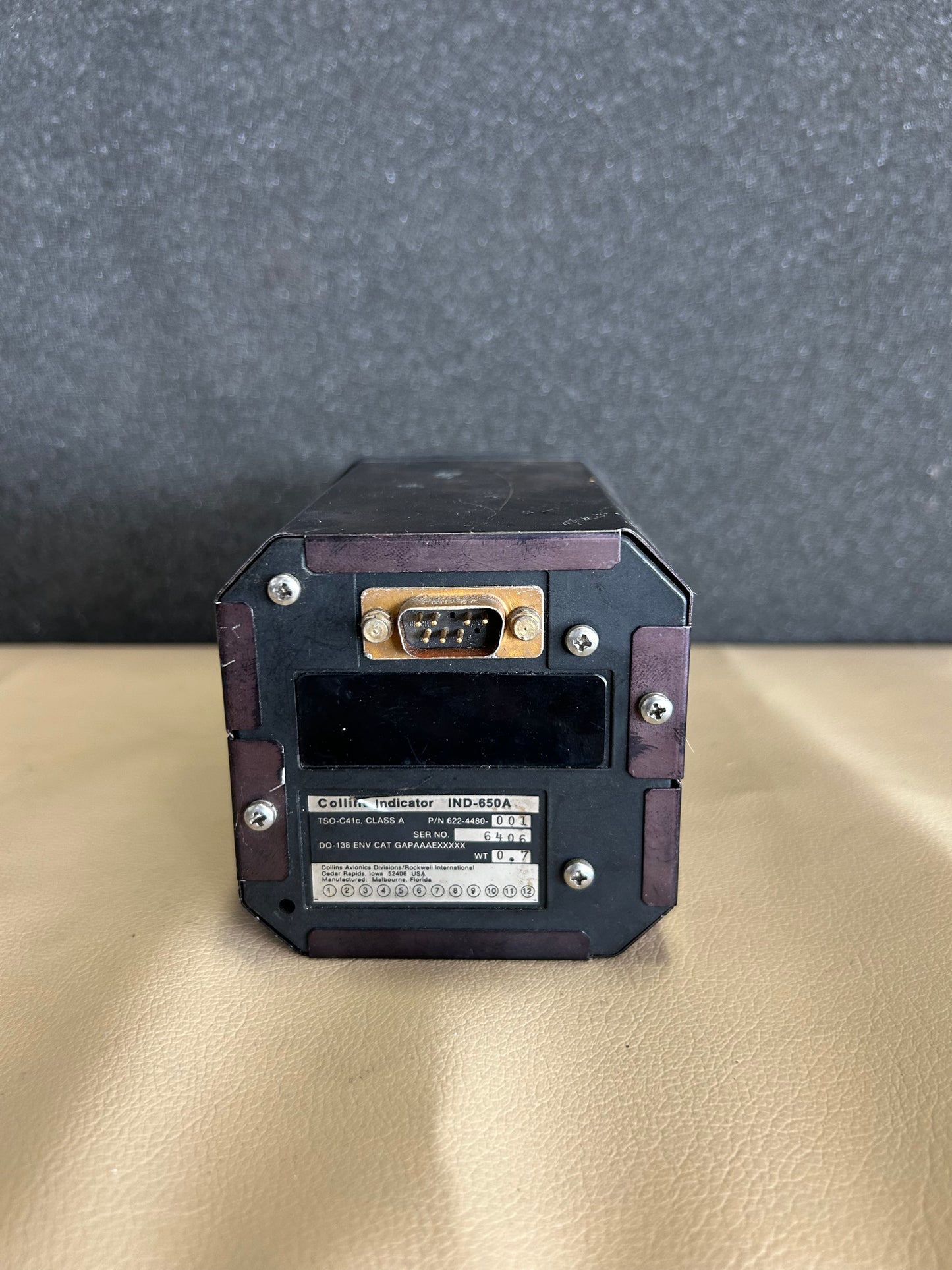 Collins IND-650A ADF Indicator | P/N 622-4480-001