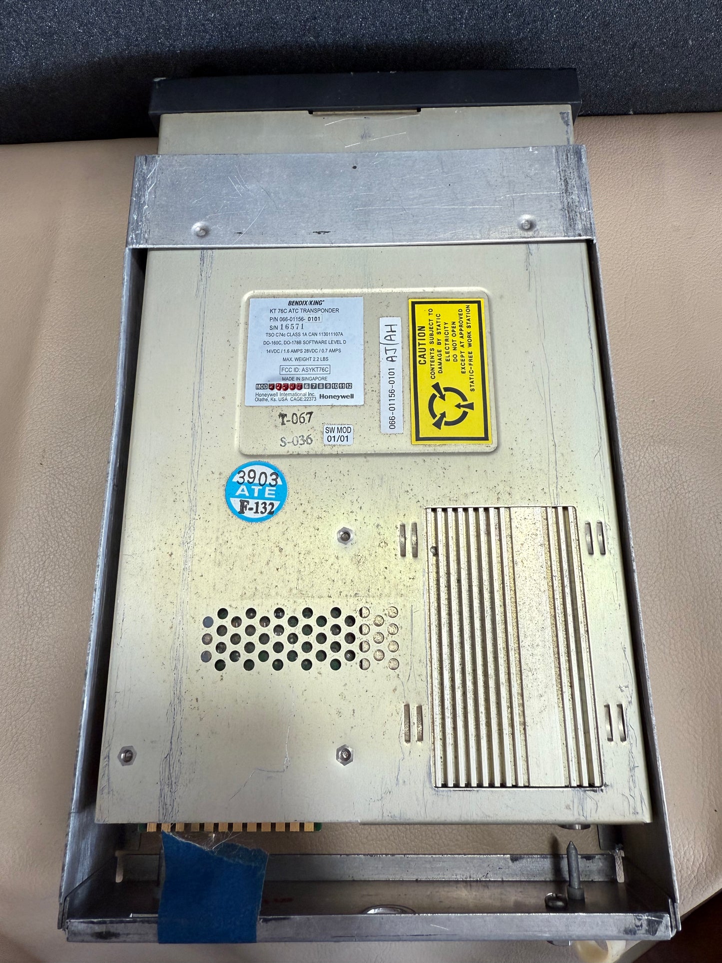 Bendix / King KT-76C Transponder | P/N 066-01156-0101