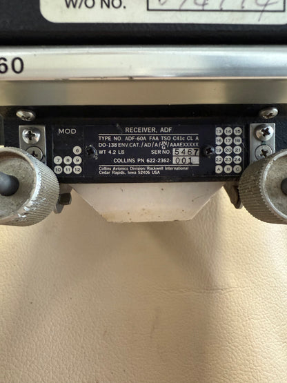 Collins Aerospace ADF-60A | P/N 622-2362-001