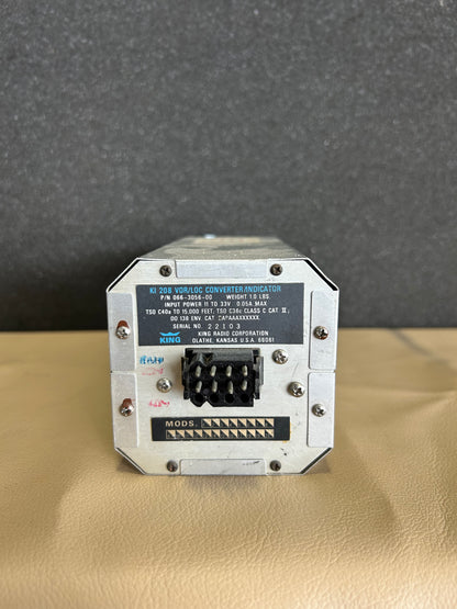 Bendix / King | KI-208 VOR/LOC Indicator | P/N 066-3056-00