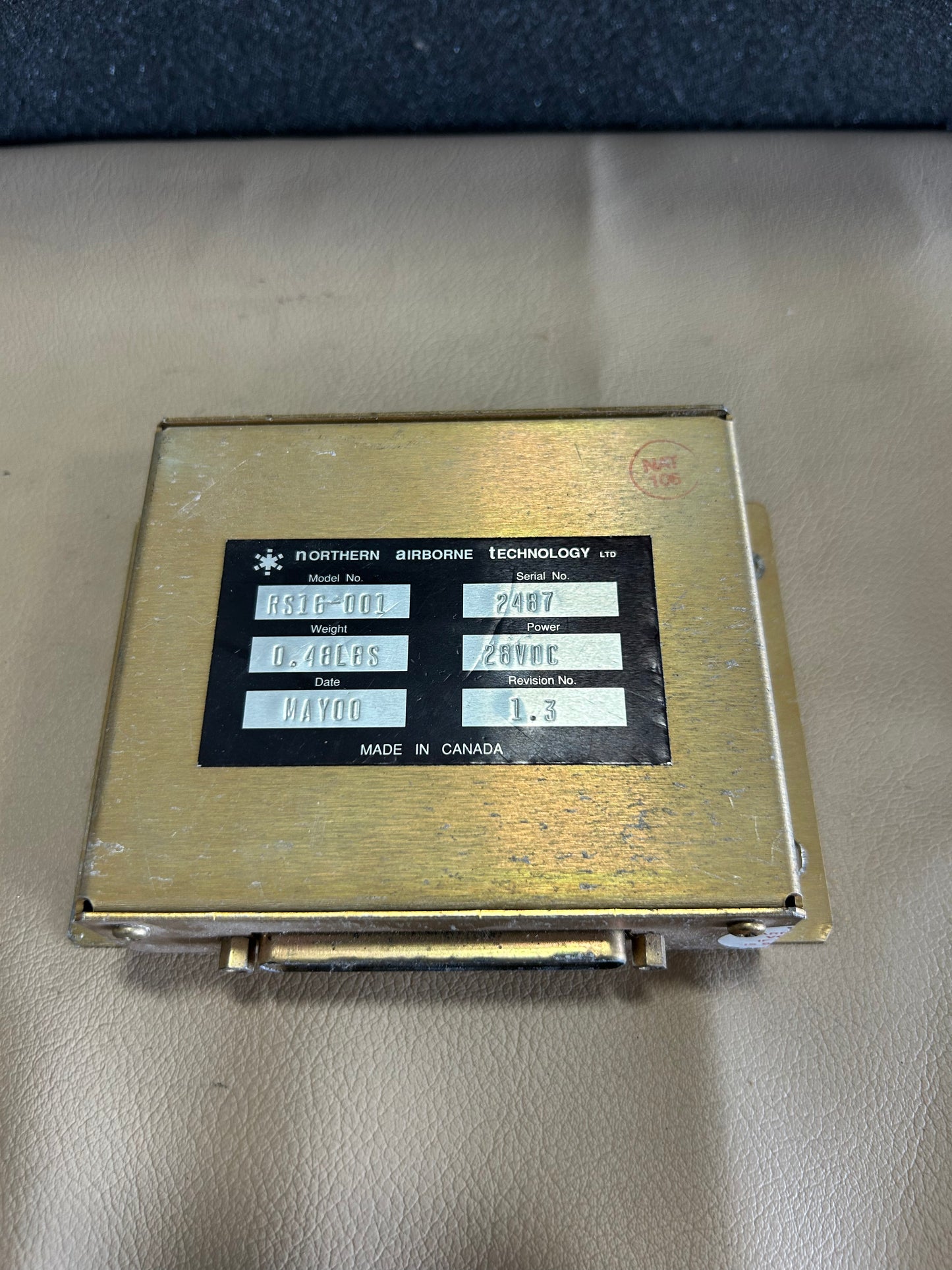 Northern Airborne Relay-Switch Box | P/N RS16-001