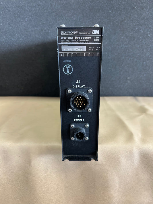 3M WX-10A Stormscope Processor | P/N 78-8047-0985-1