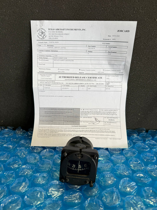 Airpath Magnetic Compass (Overhauled) | P/N CB-2100-T4